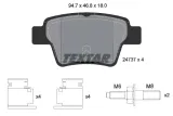 klocki-textar-tyl-do-peugeot-207-stan-nowy