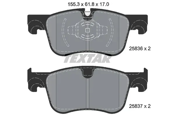 klocki-textar-przod-citroen-picasso-ii-283m