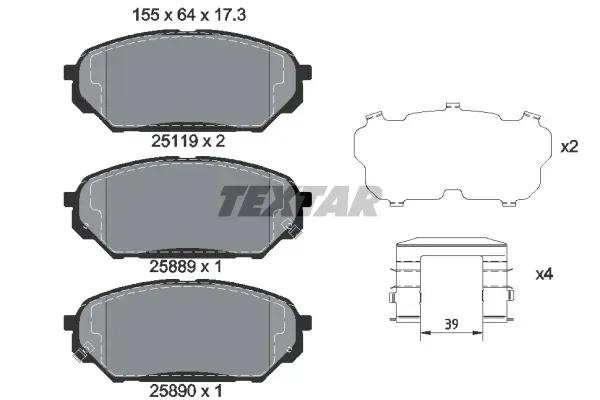 klocki-textar-przod-hyundai-ix55