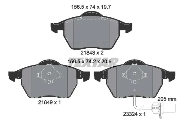 klocki-textar-przod-vw-sharan-7m-288mm