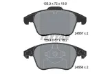 klocki-textar-przod-citroen-ds5-302mm-stan-nowy