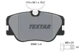 klocki-textar-przod-mercedes-w124-stan-nowy