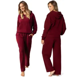 dkaren-dk-k-b8-bordowy-s-wiskoza-czerwony-komplet-dres-bluza-spodnie