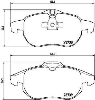 klocki-brembo-przod-saab-9-3-ii