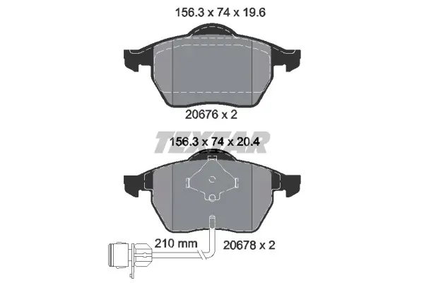 klocki-textar-przod-audi-100-c4