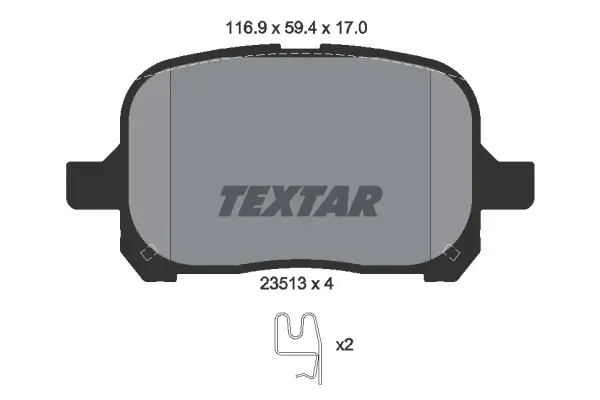 klocki-textar-przod-toyota-previa