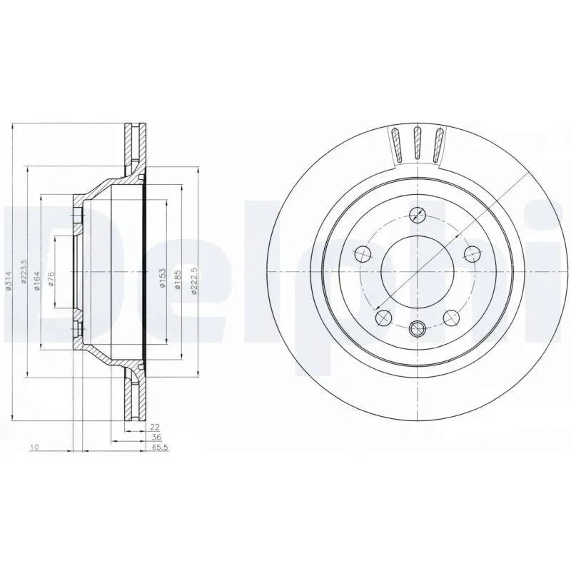 delphi-tarcze-klocki-tyl-vw-t5-314mm