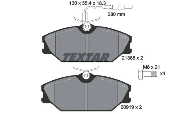 klocki-textar-przod-renault-laguna-i-262mm