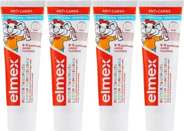 4x75-ml-pasta-dla-dzieci-0-5-lat-elmex-ochrona-zebow-mlecznych-300-ml