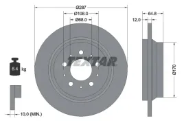 tarcza-hamulcowa-textar-92100703