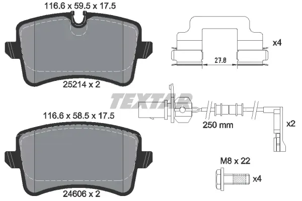 klocki-textar-tyl-audi-a8-d4-330mm