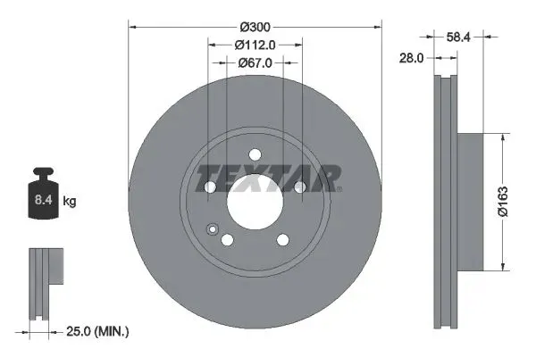 tarcze-klocki-textar-przod-mercedes-vito-2003-