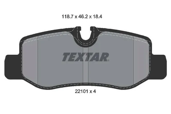 tarcze-klocki-textar-tyl-mercedes-vito-2014-stan-nowy