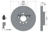 tarcze-klocki-textar-przod-vw-multivan-v-308mm-stan-nowy
