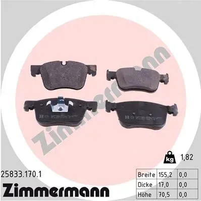 tarcze-klocki-zimmermann-przod-opel-combo-e-304mm-stan-nowy