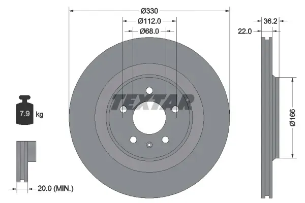 tarcze-klocki-textar-tyl-audi-a5-s5-07-17
