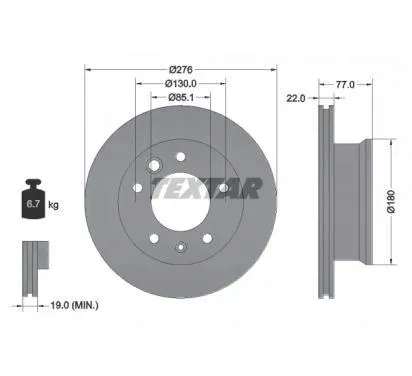 tarcze-klocki-textar-mercedes-sprinter-95-06-276mm