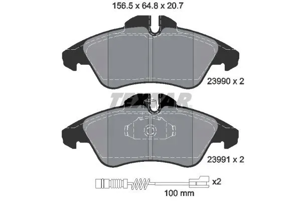 tarcze-klocki-textar-mercedes-sprinter-95-06-276mm-stan-nowy