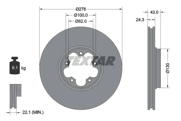 tarcze-klocki-textar-ford-transit-v-00-06-276mm