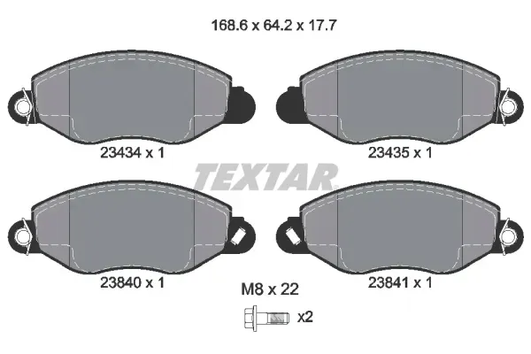 tarcze-klocki-textar-ford-transit-v-00-06-276mm-stan-nowy