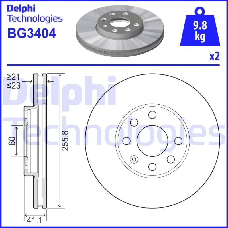 delphi-tarcze-przod-opel-astra-g-98-09-4-sruby