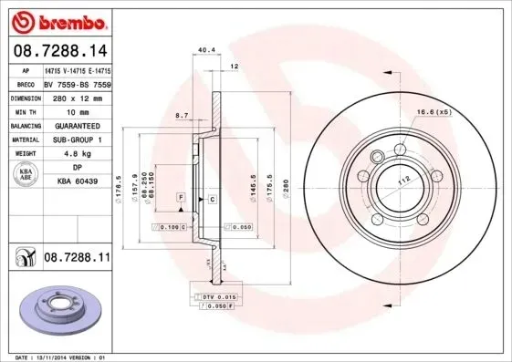 brembo-tarcza-tyl-vw-t4-280mm