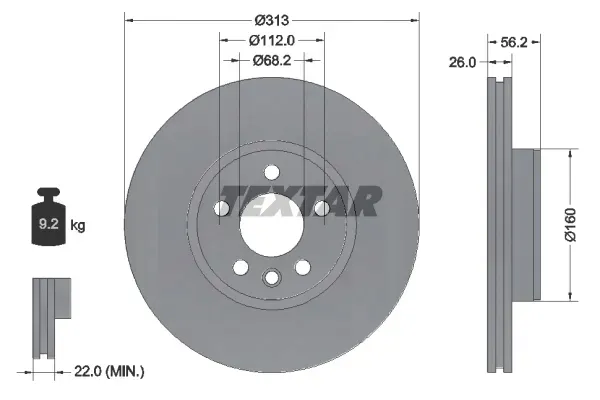 tarcze-klocki-textar-p-t-ford-galaxy-313mm