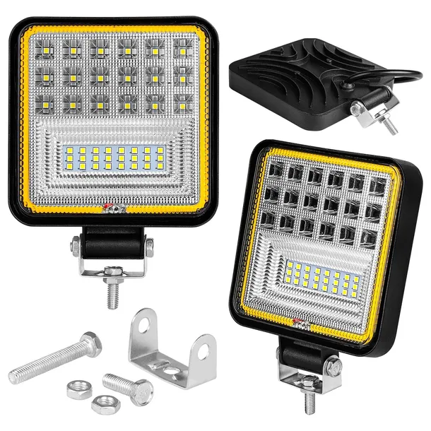 Lampa robocza 126W LED HALOGEN SZPERACZ ŚWIATŁO OSTRZEGAWCZE