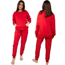dkaren-dk-k-b2-czerwony-bawelna-komplet-xl-dresy-bluza-spodnie