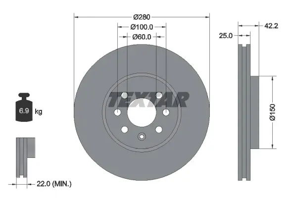 tarcze-textar-przod-opel-combo-c-280mm