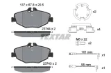klocki-textar-przod-mercedes-e-w211-295mm-stan-nowy