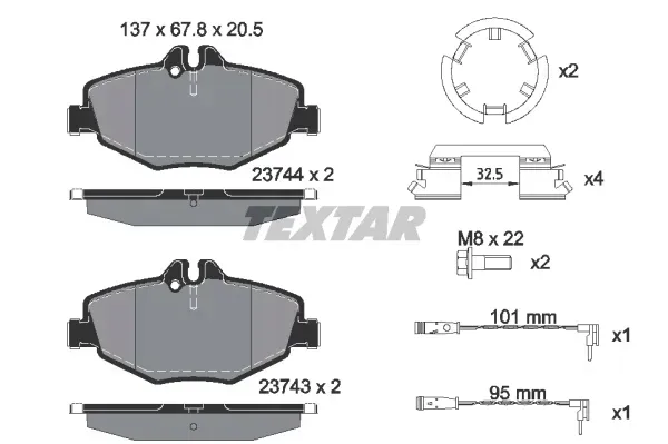 klocki-textar-przod-mercedes-e-w211-295mm