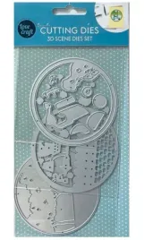 wykrojnik-szablon-3d-scenka-skuter-do-wycinania-embossing-avec-3-sztuki