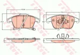 klocki-trw-przod-ford-mondeo-mk5-stan-nowy