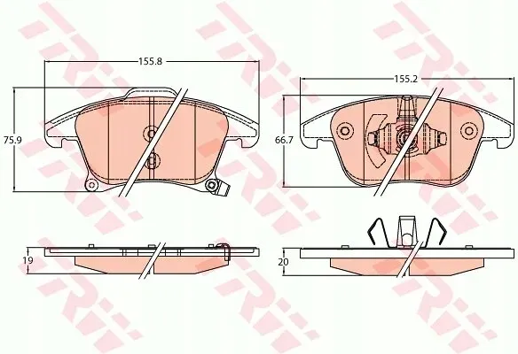 klocki-trw-przod-ford-mondeo-mk5