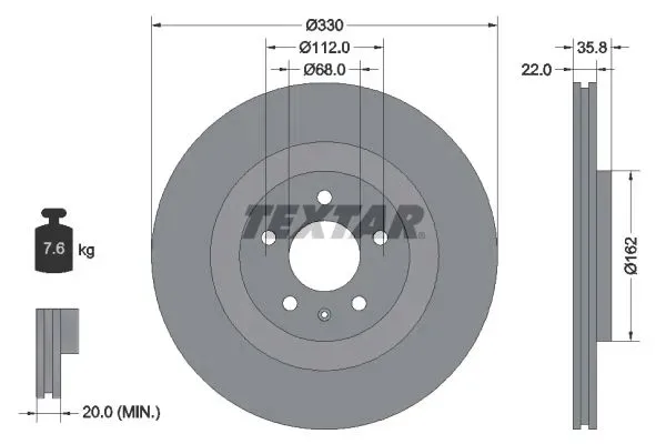 tarcze-klocki-textar-tyl-audi-a8-d5-2017-330mm