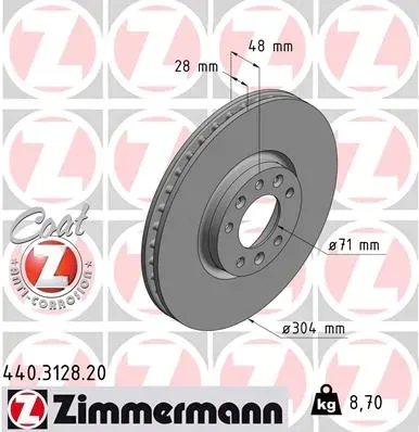 tarcze-zimmermann-przod-opel-combo-e-304mm-stan-nowy