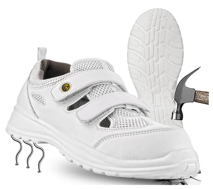 Sandały Robocze Buty Białe z Podnoskiem VM FOOTWEAR MONTREAL S1 ESD SRA 37