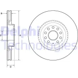 delphi-tarcze-klocki-p-t-a3-leon-superb-yeti-eos-scirocco-345-310mm-stan-nowy
