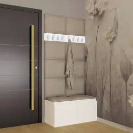 szafka-na-buty-z-siedziskiem-wieszak-panele-tapicerowane-biala-bez-100-cm