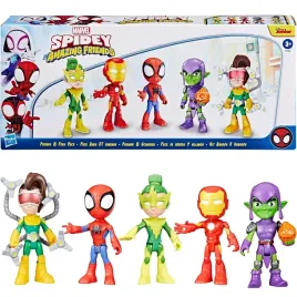 spidey-i-super-kumple-5-pak-spidey-iron-man-zielony-goblin-electro-doc-ock