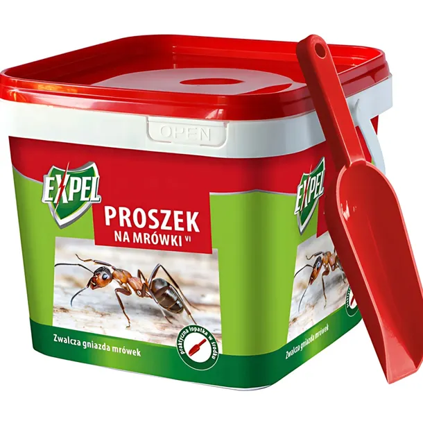 EXPEL PREPARAT ŚRODEK PROSZEK NA MRÓWKI DO OGRODU NA TARAS DO GARAŻU 700G