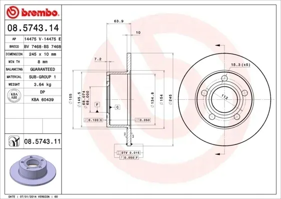 brembo-tarcza-tyl-passat-b5-b5-fl