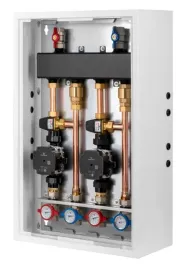 grupa-pompowa-sprzeglo-rozdzielacz-2strefowa-2xobieg-ogrzewania-podlogowego