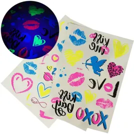 tatuaze-walentynkowe-swiecace-w-uv-mix-wzorow