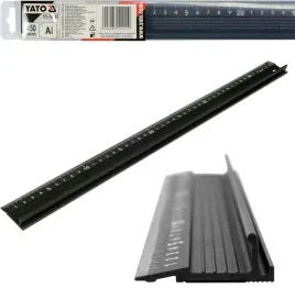 yato-linijka-aluminiowa-z-profilem-ochronnym-uchwytem-450mm-yt-70727