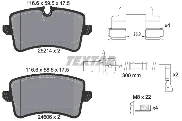klocki-textar-tyl-audi-a8-d4-356mm