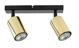lampa-sufitowa-nowoczesna-czarna-mosiezna-2-reflektorki-podluzna-25cm-sigma