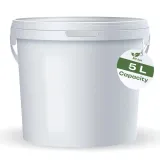5-x-5l-wiaderko-plastikowe-wiadro-z-pokrywa-atest-spozywcze-5-litrow-biale-stan-nowy