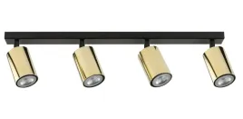 lampa-sufitowa-nowoczesna-czarna-mosiezna-4-reflektorki-podluzna-60cm-sigma